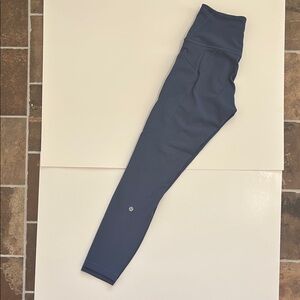 Lululemon  Blue Leggings size 6- very good condition- worn once